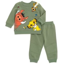 Disney Lion King Mickey Mouse Pumbaa Timon Simba Fleece Sweatshirt And Pants Set Newborn To Little Kid -Baby Land Shop GUEST 031c3466 dfc8 4e0f 8496 894d6b13ce7c