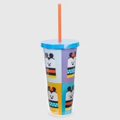 20oz Mickey And Minnie Mouse Unified Characters Tumbler With Straw - Disney