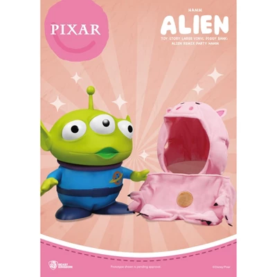 DISNEY Toy Story Large Vinyl Piggy Bank: Alien Remix Party Hamm (Piggy Bank) 1 DISNEY Toy Story Large Vinyl Piggy Bank: Alien Remix Party Hamm (Piggy Bank)