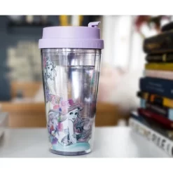Silver Buffalo Disney Princesses Double-Walled Plastic Tumbler With Lid | Holds 16 Ounces -Baby Land Shop GUEST 0d20cf31 c127 4afb ba32 74163ab3eefb