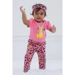 Disney Minnie Mouse Mickey Mouse Marie Baby Girls Bodysuit Pants And Headband 3 Piece Outfit Set Newborn To Infant -Baby Land Shop GUEST 1c1f6dbb 1e76 450c 908f 5e226c34220b