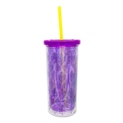 Silver Buffalo Disney Villains Plastic Cold Cup With Lid And Straw | Holds 20 Ounces 1 Silver Buffalo Disney Villains Plastic Cold Cup With Lid And Straw | Holds 20 Ounces