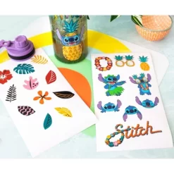 Silver Buffalo Disney Lilo & Stitch Pineapple 32-Ounce Twist Spout Water Bottle And Sticker Set -Baby Land Shop GUEST 209b537b 642e 4482 a3eb 5ba2fc4cba60