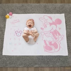 Disney Minnie Mouse Super Soft Milestone Baby Blanket -Baby Land Shop GUEST 2440380a f522 4891 b411 c6da61518e32