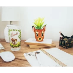 Silver Buffalo Disney Bambi 5-Inch Ceramic Mini Planter With Artificial Succulent -Baby Land Shop GUEST 3c88b3fe 36e9 4b33 b2b4 50d325552c35