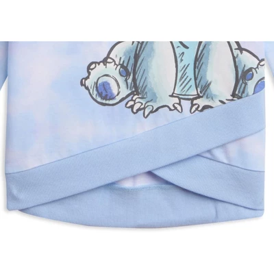 Disney Lilo & Stitch Girls French Terry Crossover Hoodie Toddler To Big Kid 4 Disney Lilo & Stitch Girls French Terry Crossover Hoodie Toddler To Big Kid - Image 4