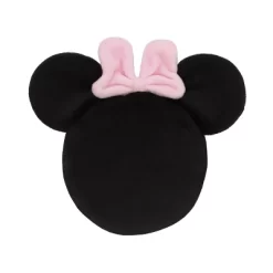 Disney Minnie Mouse Shaped Wall Decor - Black Plush - 3pc