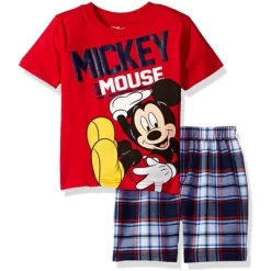 Disney Mickey Mouse T-Shirt And Shorts Outfit Set Toddler To Big Kid -Baby Land Shop GUEST 57f9178a fed9 43dc 82c1 5796a6ef2a54