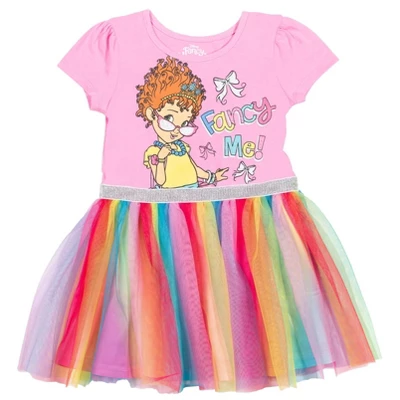 Disney Fancy Nancy Short Sleeve Tutu Dress Scrunchy Set Pink 2 Disney Fancy Nancy Short Sleeve Tutu Dress Scrunchy Set Pink - Image 2