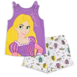 Disney Princess Princess Moana Rapunzel Jasmine Belle Girls Tank Top And French Terry Shorts Toddler -Baby Land Shop GUEST 5ae447ac 94e5 44a1 bdf7 af9abdcaead9