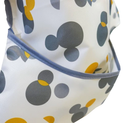 Disney Mickey Mouse Water-Resistant Polyester Long-Sleeve Coverall Bib 3 Disney Mickey Mouse Water-Resistant Polyester Long-Sleeve Coverall Bib - Image 3