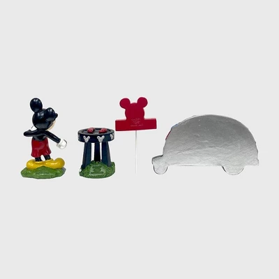 Disney 4pc Polyester/Stone Mickey Mouse Miniature Garden Set 2 Disney 4pc Polyester/Stone Mickey Mouse Miniature Garden Set - Image 2
