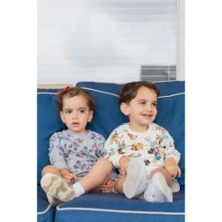 Disney Mickey Mouse French Terry Sweatshirt & Shorts Grey