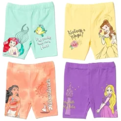Disney Princess Ariel Belle Rapunzel Moana Girls 4 Pack Bike Shorts Toddler To Big Kid -Baby Land Shop GUEST 6cf727fd 1e08 49a1 baff 99fb66550d68