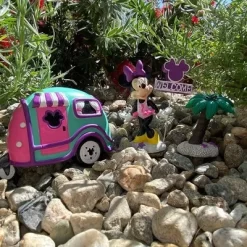 Disney 4pc Polyester/Stone Minnie Mouse Miniature Garden Set -Baby Land Shop GUEST 6de9d526 f260 47a6 9f08 e23c78c23b8f
