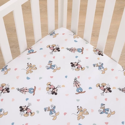 Disney Baby Mickey Mouse And Friends Fitted Crib Sheet 1 Disney Baby Mickey Mouse And Friends Fitted Crib Sheet