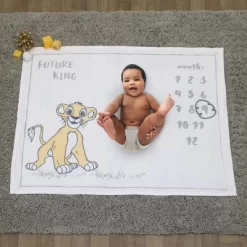 Disney Lion King Simba Super Soft Milestone Baby Blanket -Baby Land Shop GUEST 74de06f0 5c67 47e3 8882 7ea0227d346b