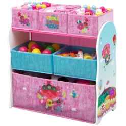 Disney Trolls World Tour Design And Store 6 Bin Toy Organizer - Delta Children -Baby Land Shop GUEST 7bd4b7cf e148 40bb af2b ff4f8a89b384