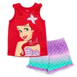 Disney Princess Princess Moana Rapunzel Jasmine Belle Girls Tank Top And French Terry Shorts Toddler -Baby Land Shop GUEST 7d4afe17 726b 4653 b965 cb139c0b05d7