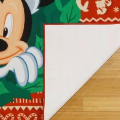 Disney Mickey Mouse Wreath 54"x78" Area Rug Red 5 Disney Mickey Mouse Wreath 54"x78" Area Rug Red -Baby Land Shop GUEST 7dbcf54f fdc4 4164 9ebb 657eca134c0f