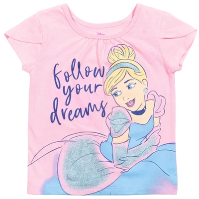 Disney Moana Princess Frozen Rapunzel Jasmine Belle Girls T-Shirt Tulle Skirt And Scrunchie 3 Piece Outfit Set Toddler 2 Disney Moana Princess Frozen Rapunzel Jasmine Belle Girls T-Shirt Tulle Skirt And Scrunchie 3 Piece Outfit Set Toddler - Image 2