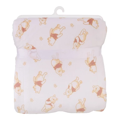 Disney Winnie The Pooh Plush Baby Blanket 5 Disney Winnie The Pooh Plush Baby Blanket - Image 5