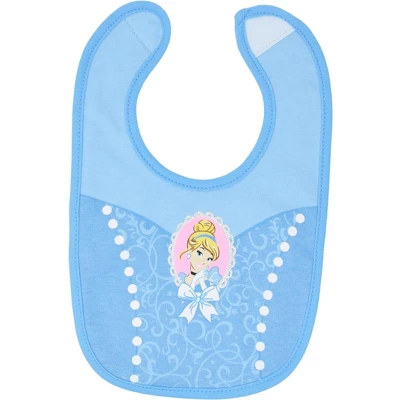 Disney Princess Ariel Cinderella Princess Belle Princess Aurora Snow White 5 Pack Bibs One Size 5 Disney Princess Ariel Cinderella Princess Belle Princess Aurora Snow White 5 Pack Bibs One Size - Image 5