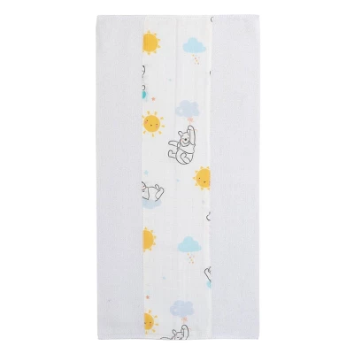 Disney Winnie The Pooh 100% Cotton Muslin Burp Cloths - 2pk 1 Disney Winnie The Pooh 100% Cotton Muslin Burp Cloths - 2pk