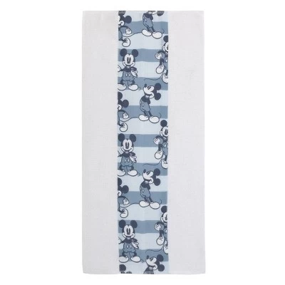 Disney Mickey Mouse 100% Cotton Muslin Burp Cloths - 2pk 1 Disney Mickey Mouse 100% Cotton Muslin Burp Cloths - 2pk