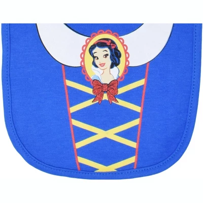 Disney Princess Ariel Cinderella Princess Belle Princess Aurora Snow White 5 Pack Bibs One Size 6 Disney Princess Ariel Cinderella Princess Belle Princess Aurora Snow White 5 Pack Bibs One Size - Image 6