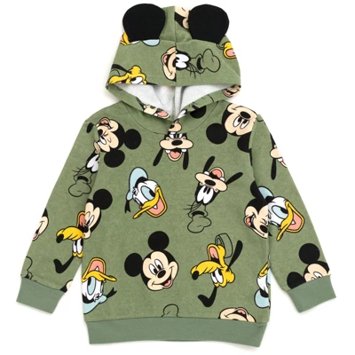 Disney Mickey Mouse Goofy Donald Duck Fleece Pullover Hoodie Infant To Big Kid 17 Disney Mickey Mouse Goofy Donald Duck Fleece Pullover Hoodie Infant To Big Kid - Image 17