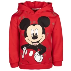 Disney Mickey Mouse Goofy Donald Duck Fleece Pullover Hoodie Infant To Big Kid