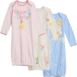 Disney Princess Baby Girls 3 Pack Long Sleeve Swaddle Sleeper Gowns Newborn -Baby Land Shop GUEST a8063376 2da2 4402 994a 0714aaa0b507