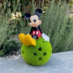 Disney 10" Stone Mickey Mouse Sitting On Flocked Ball Garden Statue -Baby Land Shop GUEST b74f5206 4856 426b a73c 603c3c7e4ba4