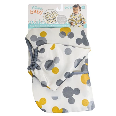 Disney Mickey Mouse Water-Resistant Polyester Long-Sleeve Coverall Bib 9 Disney Mickey Mouse Water-Resistant Polyester Long-Sleeve Coverall Bib - Image 9