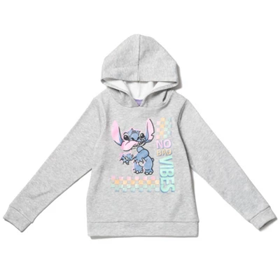 Disney Lilo & Stitch Girls French Terry Crossover Hoodie Toddler To Big Kid 8 Disney Lilo & Stitch Girls French Terry Crossover Hoodie Toddler To Big Kid - Image 8