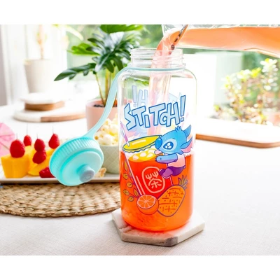 Silver Buffalo Disney Lilo & Stitch Bubble Tea Water Bottle With Sports Cap | Holds 34 Ounces 3 Silver Buffalo Disney Lilo & Stitch Bubble Tea Water Bottle With Sports Cap | Holds 34 Ounces - Image 3