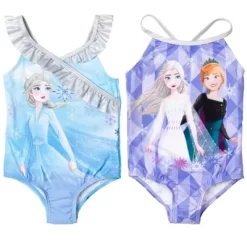 Disney Frozen Elsa Princess Anna Girls 2 Pack One Piece Bathing Suits Toddler -Baby Land Shop GUEST c0886131 ef77 4b82 b242 d0d6153f6f98