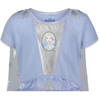 Disney Frozen Princess Anna Elsa Girls Cosplay Costume Gown And Headband Toddler 6 Disney Frozen Princess Anna Elsa Girls Cosplay Costume Gown And Headband Toddler - Image 6
