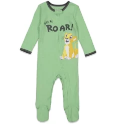 Disney Winnie The Pooh Lion King Monsters Inc. Pixar Toy Story Baby 2 Pack Sleep N' Play Coveralls Newborn To Infant