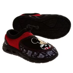Disney Mickey Mouse Boys Water Shoes - Pool Aqua Socks For Kids- Sandals Bungee Slip On Waterproof Beach Slides Quick Dry (Toddler/Little Kid) -Baby Land Shop GUEST c81423eb f534 4a5f 8345 03f5af2f7695