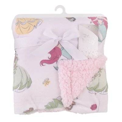 Disney Princess Plush Baby Blanket 3 Disney Princess Plush Baby Blanket - Image 3