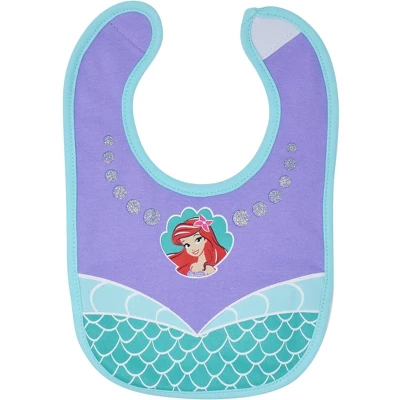 Disney Princess Ariel Cinderella Princess Belle Princess Aurora Snow White 5 Pack Bibs One Size 2 Disney Princess Ariel Cinderella Princess Belle Princess Aurora Snow White 5 Pack Bibs One Size - Image 2