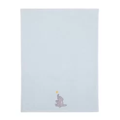 Disney Dumbo Shine Bright Little Star Super Soft Baby Blanket With Applique - Aqua/Gray/Yellow