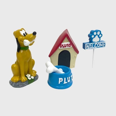 Disney 4pc Polyester/Stone Pluto Miniature Garden Set -Baby Land Shop GUEST d0971dff b032 4727 9cb4 524730229e46