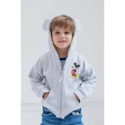 Disney Mickey Mouse Minnie Mouse Lion King Simba Fleece Zip Up Hoodie Toddler