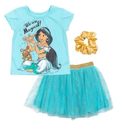 Disney Moana Princess Frozen Rapunzel Jasmine Belle Girls T-Shirt Tulle Skirt And Scrunchie 3 Piece Outfit Set Toddler 22 Disney Moana Princess Frozen Rapunzel Jasmine Belle Girls T-Shirt Tulle Skirt And Scrunchie 3 Piece Outfit Set Toddler -Baby Land Shop GUEST d65e9161 453d 4432 8b51 c6d0effe8e7b