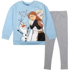 Disney Frozen Princess Anna Elsa Girls Sweatshirt And Leggings Outfit Set Toddler -Baby Land Shop GUEST d70e7930 883a 4196 a7fd 8e757c95ab47