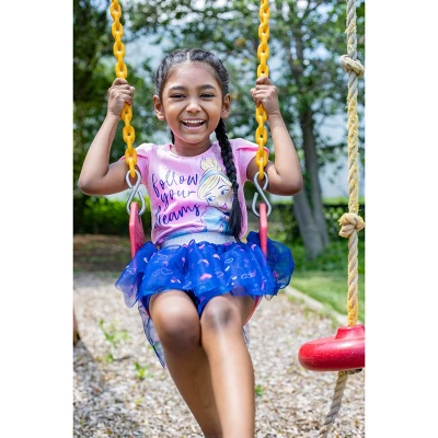 Disney Moana Princess Frozen Rapunzel Jasmine Belle Girls T-Shirt Tulle Skirt And Scrunchie 3 Piece Outfit Set Toddler 1 Disney Moana Princess Frozen Rapunzel Jasmine Belle Girls T-Shirt Tulle Skirt And Scrunchie 3 Piece Outfit Set Toddler