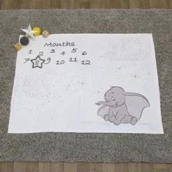 Disney Dumbo Super Soft Milestone Baby Blanket -Baby Land Shop GUEST e28cfb24 1a9f 47b2 94a4 196565470487